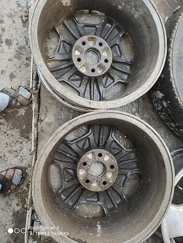 15 disk type 1: Литые Диски R 16 Honda, Комплект, отверстий - 5, Б/у — 6
