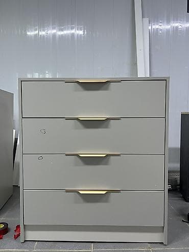 Кийим үчүн комоддор: Кийим үчүн комод, Жаңы, Күзгүсүз, ЛДСП, түсү - Ак, Өзү алып кетүү, Акылуу жеткирүү — 3