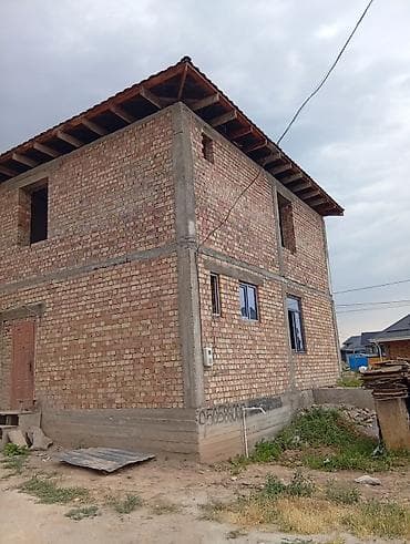 мансард дом: Двухэтажный кирпичный дом с мансардной крышей (металлочерепица) — 3