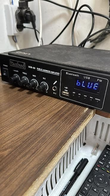 дрон для видео: Усилитель для системы оповещения TARBOC USB-60. Компактный настольный — 1