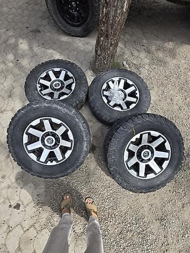 Колеса в сборе 265 / 70 / R 17, Всесезонная, Б/у, Комплект, Внедорожные (АТ/МТ), Литые, отверстий - 6 — 2