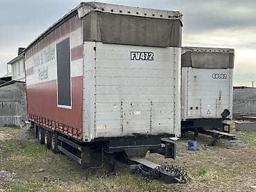 фронтальный погрузчик 3 кубовый: Прицеп, Шторный, 8 т, Б/у — 5