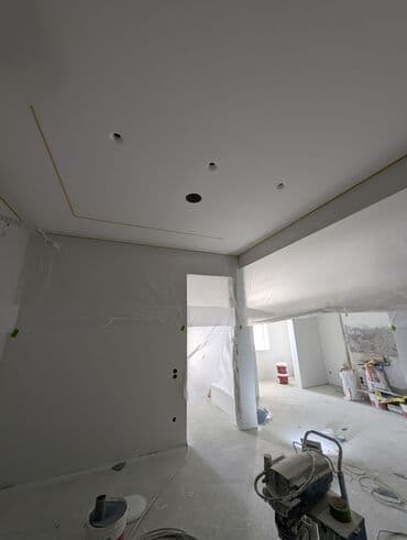 реставрация окрашенных межкомнатных дверей: Профессиональная отделка потолков и стен. - Глянцевая покраска с — 2