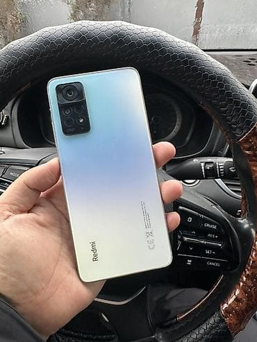 Redmi, Redmi Note 11, Б/у, 128 ГБ, цвет - Голубой, 2 SIM