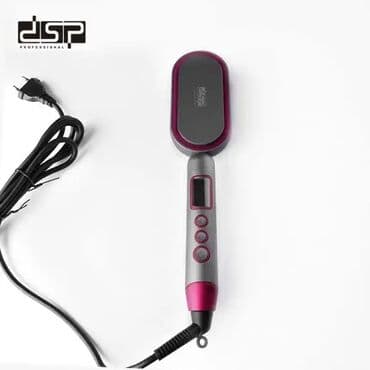 утюк для волос: Расческа-выпрямитель 210 °С и более — 1