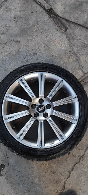 новые шины: Литые Диски R 18 Enkei, Комплект, отверстий - 5, Б/у — 1