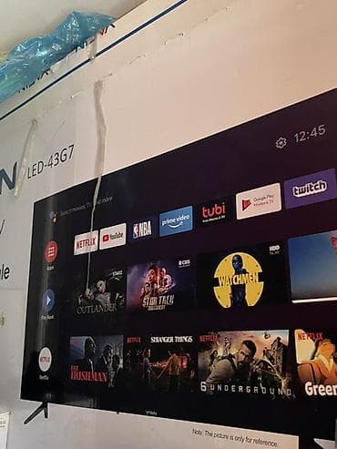 Техника и электроника: Смарт‑телевизоYasin ‑43G7, диагональ 43". - Платформа Android TV — 2