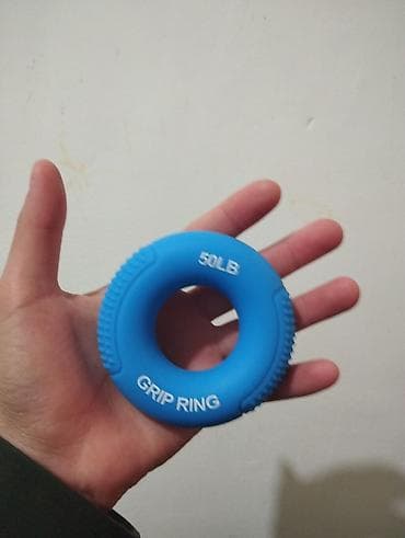 эластичные бинты: Эспандер-кольцо для кисти 50 lb - Тип: кольцевой кистевой эспандер — 1