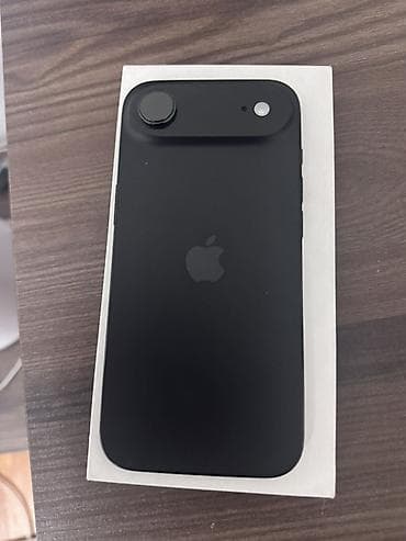 IPhone Air, Б/у, 512 ГБ, Black Titanium, Защитное стекло, Кабель, Коробка, 100 %