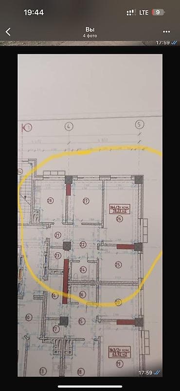 трешка: 3 комнаты, 78 м², Элитка, 2 этаж, Готовая ПСО (под самоотделку) — 6