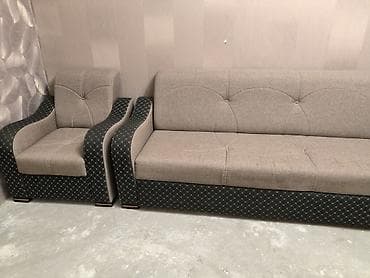 Другие товары для дома: Комплект мягкой мебели, Б/у, цвет - Серый — 10