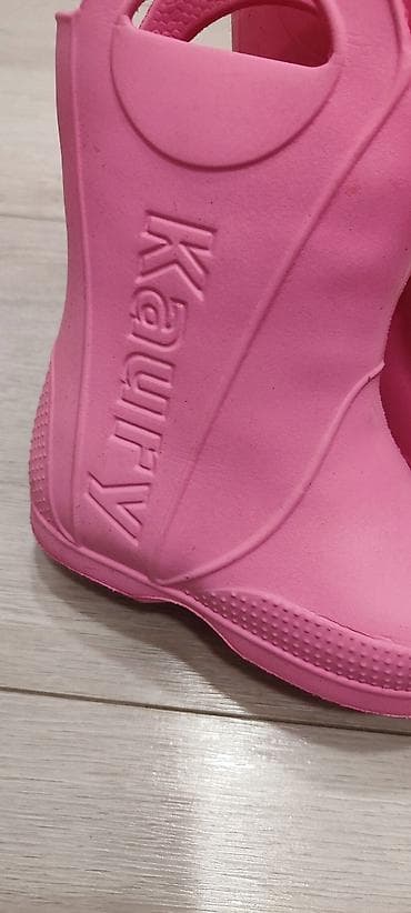резиновый сапог: Детские резиновые сапоги Kaury, розовые. Надели несколько раз — 5