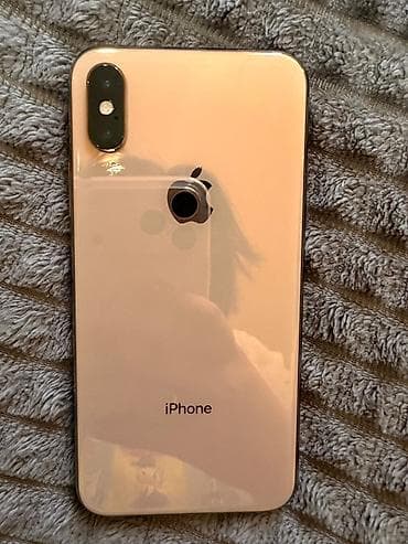 IPhone X, Б/у, Золотой, 73 %