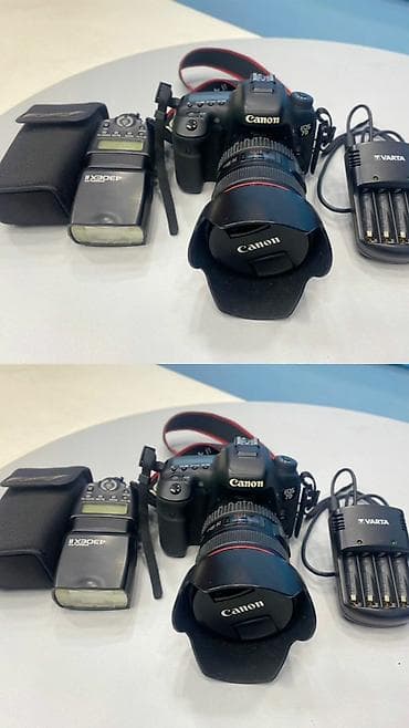 Фото и видеокамеры: Зеркальный фотоаппарат Canon EOS 7D с комплектом аксессуаров. В — 1