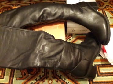 сапоги из натурального меха и кожи: Продаю новые кожанные сапоги фирмы Sopeia. Размер 38.цена 10000 — 4