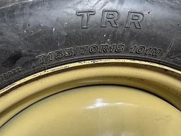 запаска r18: Дөңгөлөктөр монтажда 155 / 70 / R 18, Камдык, Жеңил унаалар, Темир — 2