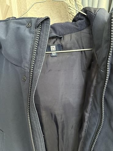 Оюнчуктар: Пуховик/парка UNIQLO KIDS, темно‑синяя - Размер по ярлыку: 140 — 3