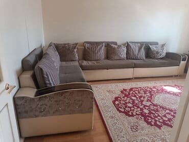 удобный диван: Угловой диван, C подушками, Трёхместный и более — 5