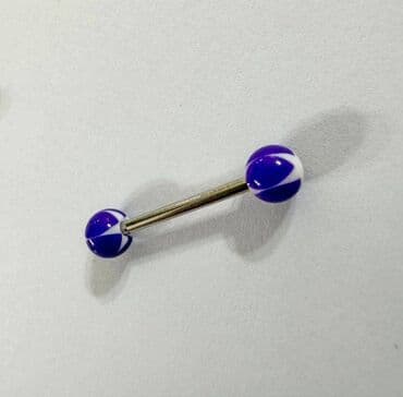 пистолет на пистонах: Штанга 16 мм с акриловыми цветными шариками 4- 6 мм, пирсинг, цена за — 3