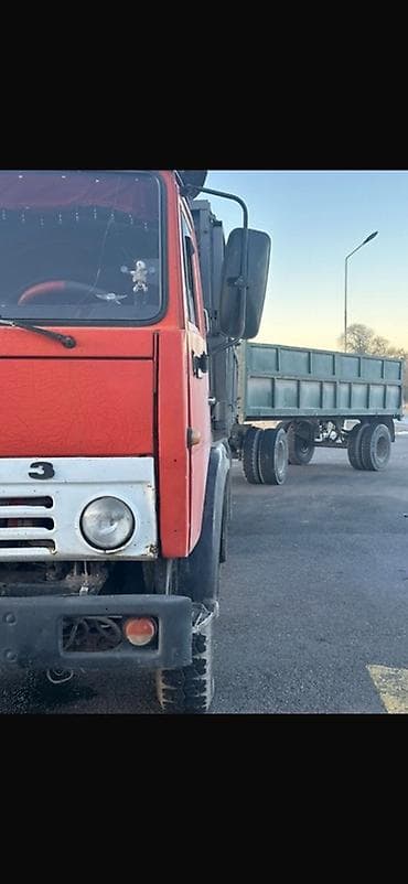 складные стол: Самосвал КАМАЗ с прицепом-самосвалом - Тип: грузовой самосвал 6x4 с — 7