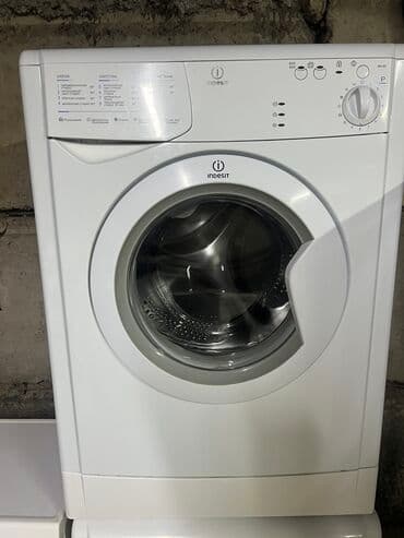стиральные машины город ош: Стиральная машина Indesit, Б/у, Автомат, До 6 кг, Узкая — 5