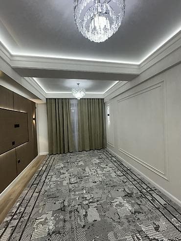 osh flat: 1 комната, 49 м², Пишпек Элитка, 4 этаж, Дизайнерский ремонт — 2