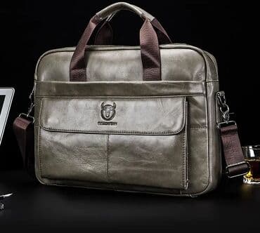 чехол для документов: Портфель, Новый, Материал: Экокожа, Мужские — 7