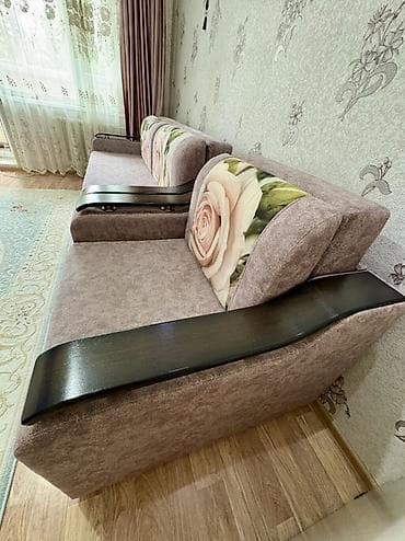 Мебельные гарнитуры: Комплект мягкой мебели, Б/у, Самовывоз, Платная доставка, цвет - Розовый — 4