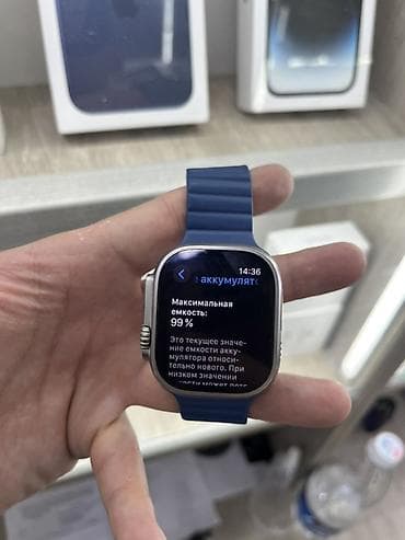 ayfon 14: Apple Watch Ultra 2 (модель MRET3L/A) - Корпус: титан, плоское — 3