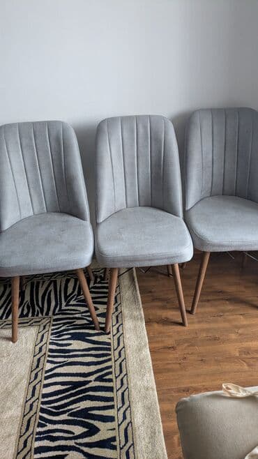 Табуретки: Стул для кухни, Дерево, цвет - Серый — 3