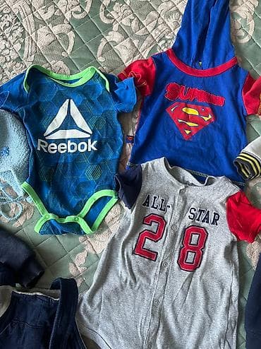 second hend: Вещи на 4-6 месяцев примерно в хорошем состоянии ( слип комбинезон — 6