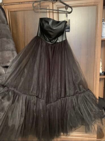 вечерний костюм: Вечернее платье, Пышное, Без рукавов, M — 2