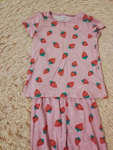 национальный костюм для детей: Комплект, цвет - Розовый, Б/у — 2