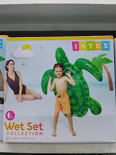 бассейн для малышей: Надувной плот Intex “Wet Set Collection” — Черепаха - Бренд: Intex — 1