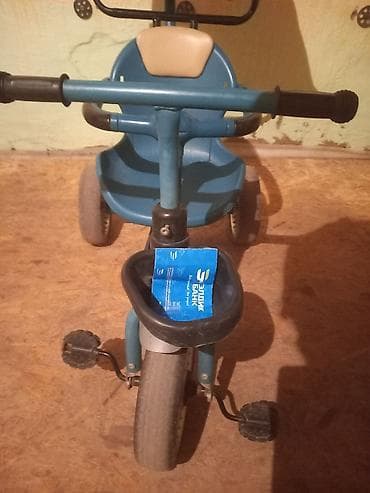 бир: Детский трёхколёсный велосипед с родительской ручкой. Особенности: - — 3