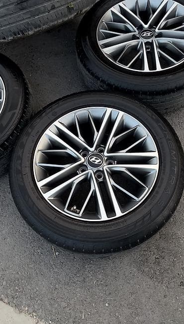 Диски: Литые Диски R 17 Hyundai, Комплект, отверстий - 5, Б/у — 8