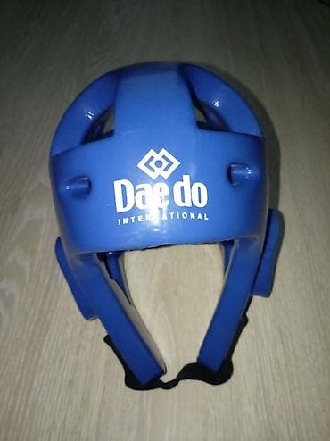Турники и брусья: Шлем для единоборств Daedo International, синий. - Тип: защитный шлем — 1