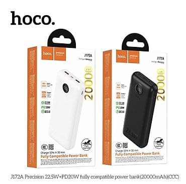 Внешний аккумулятор Hoco J172A Precision 20000 мА·ч - Емкость: 20000
