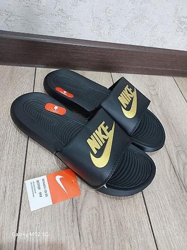 Сандалдар жана шлепкалар: Эркектердин сандалийи, 40, 40.5, 41, Nike, Жаңы, түсү - Кара, Өзү алып кетүү — 3
