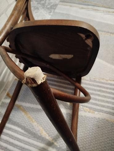 Отургучтар, табуреттер: Вена отургучу, Жыгач, түсү - Күрөң — 2