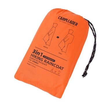 пончо: Размер 230×140cm Плащ палатка Пончо из прочной палаточной ткани — 8