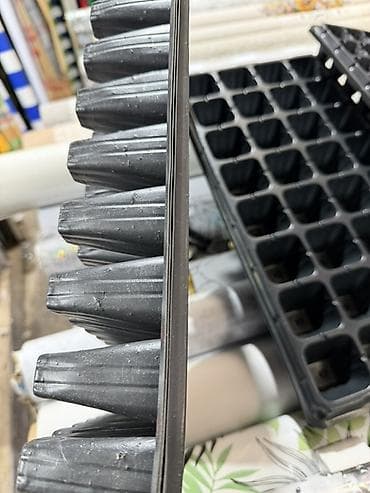пленка мульчирующая: Кассеты для рассады (пластиковые посевные лотки) - Материал: прочный — 7