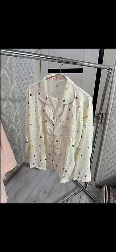 Пижамные рубашки женские - Классический фасон: отложной воротник