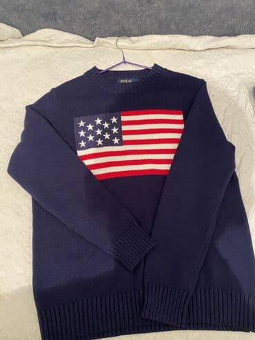 Мужской свитер, S, Polo Ralph Lauren, Новый, цвет - Синий, Бесплатная доставка — 4