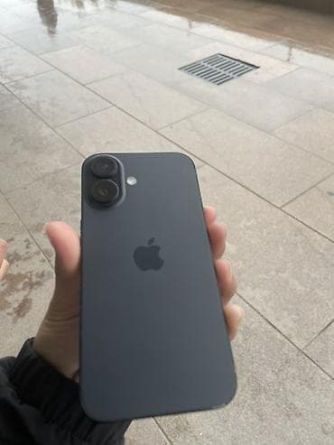 iphon 12 pro: IPhone 16, Б/у, 128 ГБ, Черный, Зарядное устройство, Чехол, 93 % — 1