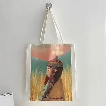 Аксессуарлар: Шоппер, Жаңы, Материалы: Канвас, Унисекс — 3