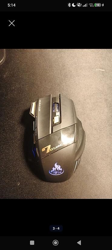 hyper x cloud: Игровая беспроводная мышь HTX‑X7 (Dual Modes) - Два режима — 3