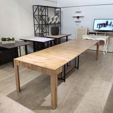 столы трансформеры для гостинной: Стол трансформер "Швейцар 3" длина от 48 до 300 см ширина 110 см — 7