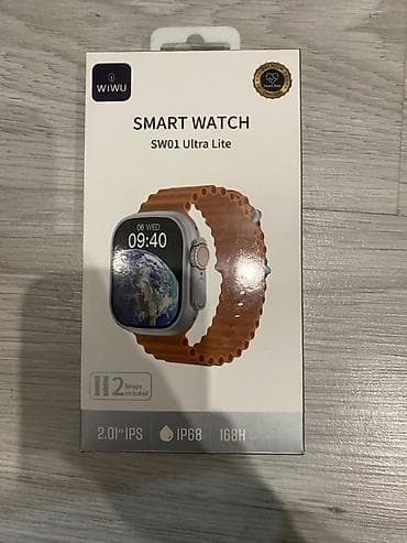 garmin mark: Смарт-часы WiWU SW01 Ultra Lite - Экран: 2.01" IPS — крупный, яркий — 1