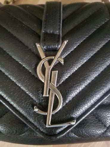 lauren: Классическая сумка, Saint Laurent, Материал: Натуральная кожа, Застежка на магните, Женские — 2